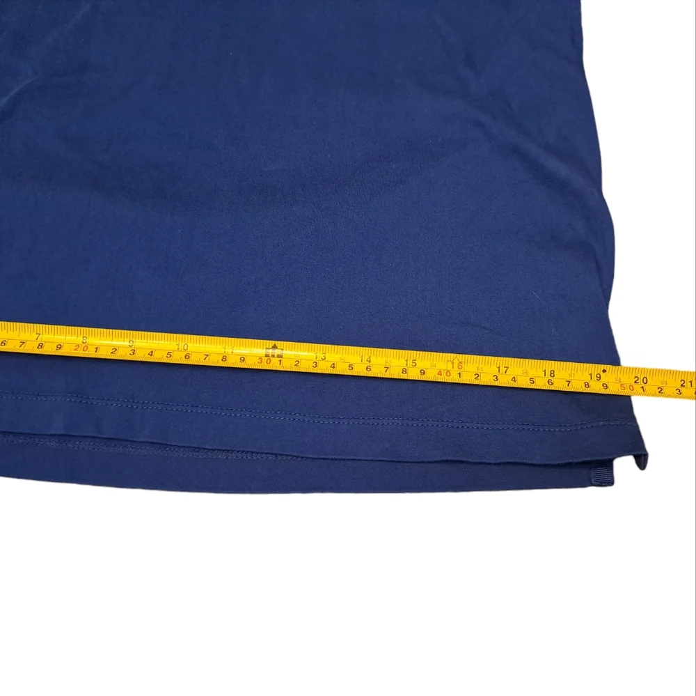 Banana Republic Luxe Touch Performance Blue Polo Shirt‎ Men's Medium Blue